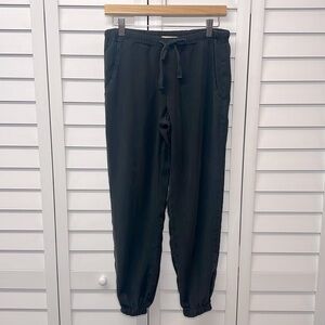 Anthropologie Cloth & Stone Tencel Comfort Jogger Pants Size XS Carbon Gray